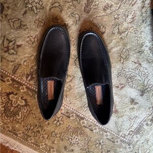 Rockport Black Slip-On Loafers with Moccasin Toe